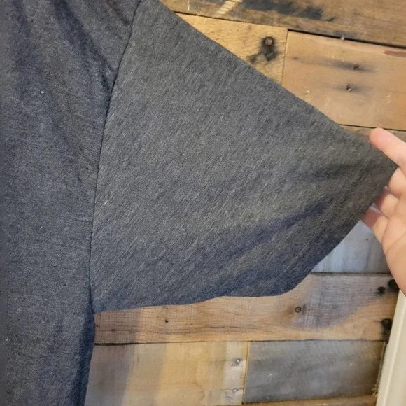 SALE-Tultex women's dark gray love and joy themed short sleeve shirt size xxl - Picture 5 of 8